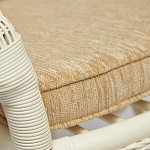 Комплект обеденный из ротанга Eloise grand white варинант исполнения - 12 | Loft Concept в Брянске