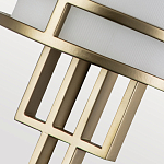 Бра с геометрическим каркасом и матовым белым цилиндрическим плафоном Feiss варинант исполнения - 3 | Loft Concept в Брянске