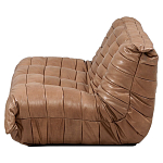 Дизайнерский кожаный диван коричневый без подлокотников Aveline Leather Sofa варинант исполнения - 3 | Loft Concept в Брянске