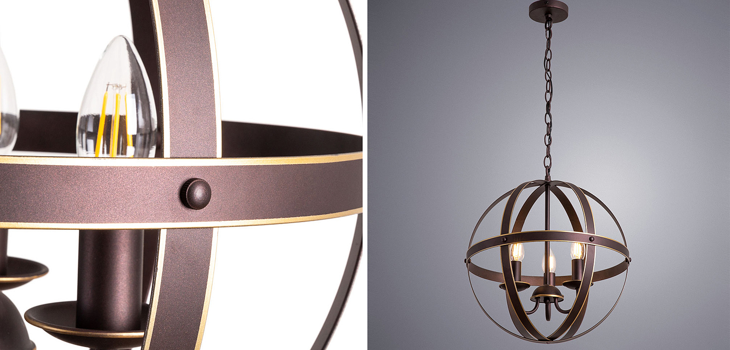 Люстра Brown Stripes Ball Люстра Brown Stripes Ball - Loft-Concept в Брянске