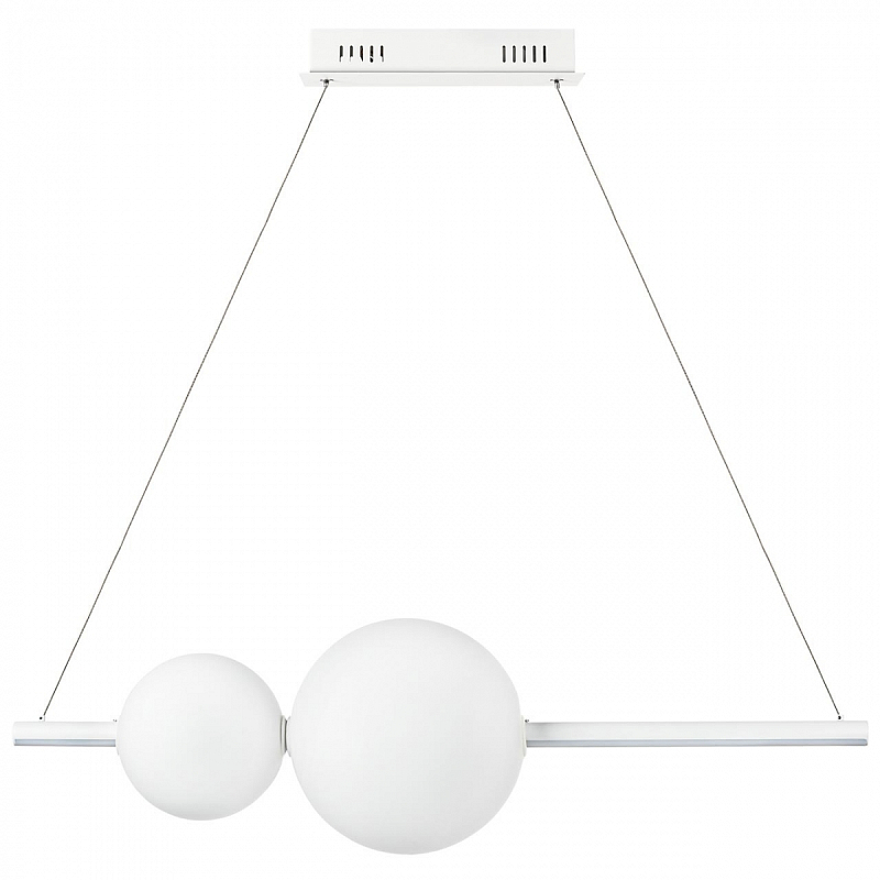 Люстра Galla Bubbles Line Белый Люстра Galla Bubbles Line Белый в Брянске | Loft Concept