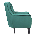 Кресло с мягкой обивкой из велюра на 4-х ножках из массива березы Scarlett Armchair green варинант исполнения - 2 | Loft Concept в Брянске