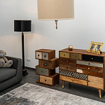 Тумба необычной формы с выдвижными ящиками Shift варинант исполнения - 4 | Loft Concept в Брянске