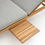 Садовый диван-трансофрмер Kate серый варинант исполнения - 3 | Loft Concept в Брянске