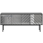 Длинная тумба с зеркальным декором Serena варинант исполнения - 12 | Loft Concept в Брянске