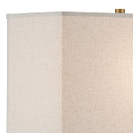 Настольная лампа с корпусом в форме кольца и прямоугольным абажуром French Ring варинант исполнения - 2 | Loft Concept в Брянске