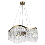 Люстра подвесная волнистой формы с хрустальными подвесками Ludivine Lighting варинант исполнения - 2 | Loft Concept в Брянске