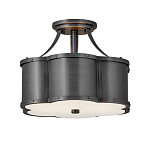 Потолочный светильник с декоративными заклепками Hinkley  варинант исполнения - 1 | Loft Concept в Брянске