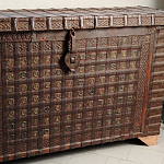 Большой Этнический сундук с металлическим декором  варинант исполнения - 2 | Loft Concept в Брянске