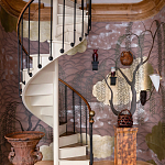 Обои ручная роспись Willow & Waves Original colourway on Edo painted Xuan paper with antiquing варинант исполнения - 3 | Loft Concept в Брянске