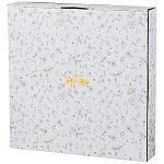 Блюдо сервировочное круглое с цветочным принтом 27 Floral Charm варинант исполнения - 2 | Loft Concept в Брянске