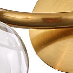 Бра с 2-мя стеклянными сферическими  плафонами Arco Wall Lamp варинант исполнения - 2 | Loft Concept в Брянске