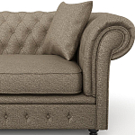 Мебельная ткань Шенилл коричневый цвет 138 см T4-21 варинант исполнения - 7 | Loft Concept в Брянске