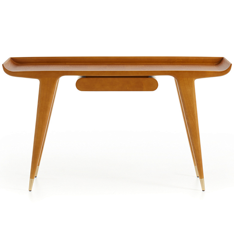 Дизайнерский рабочий стол из массива дерева Gio Ponti D.847.1 Writing Desk Древесина Дизайнерский рабочий стол из массива дерева Gio Ponti D.847.1 Writing Desk Древесина в Брянске | Loft Concept