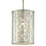 Подвесной светильник в форме цилиндра Speckled Mirror Plates варинант исполнения - 2 | Loft Concept в Брянске