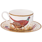 Чайная пара из фарфора 300 мл Hunting Porcelain Collection варинант исполнения - 1 | Loft Concept в Брянске