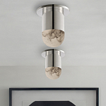 Потолочный светильник светодиодный с плафоном из натурального камня Purgatory варинант исполнения - 4 | Loft Concept в Брянске