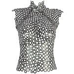 Аксессуар на стену из металла Female Torso Metal Wall Accessory варинант исполнения - 1 | Loft Concept в Брянске