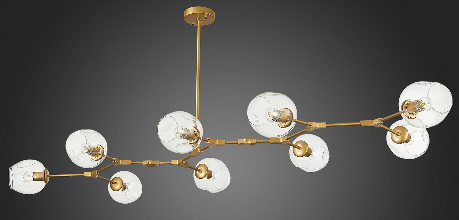Люстра Branching Bubble Chandelier 9 gold Люстра Branching Bubble Chandelier 9 gold - Loft-Concept в Брянске