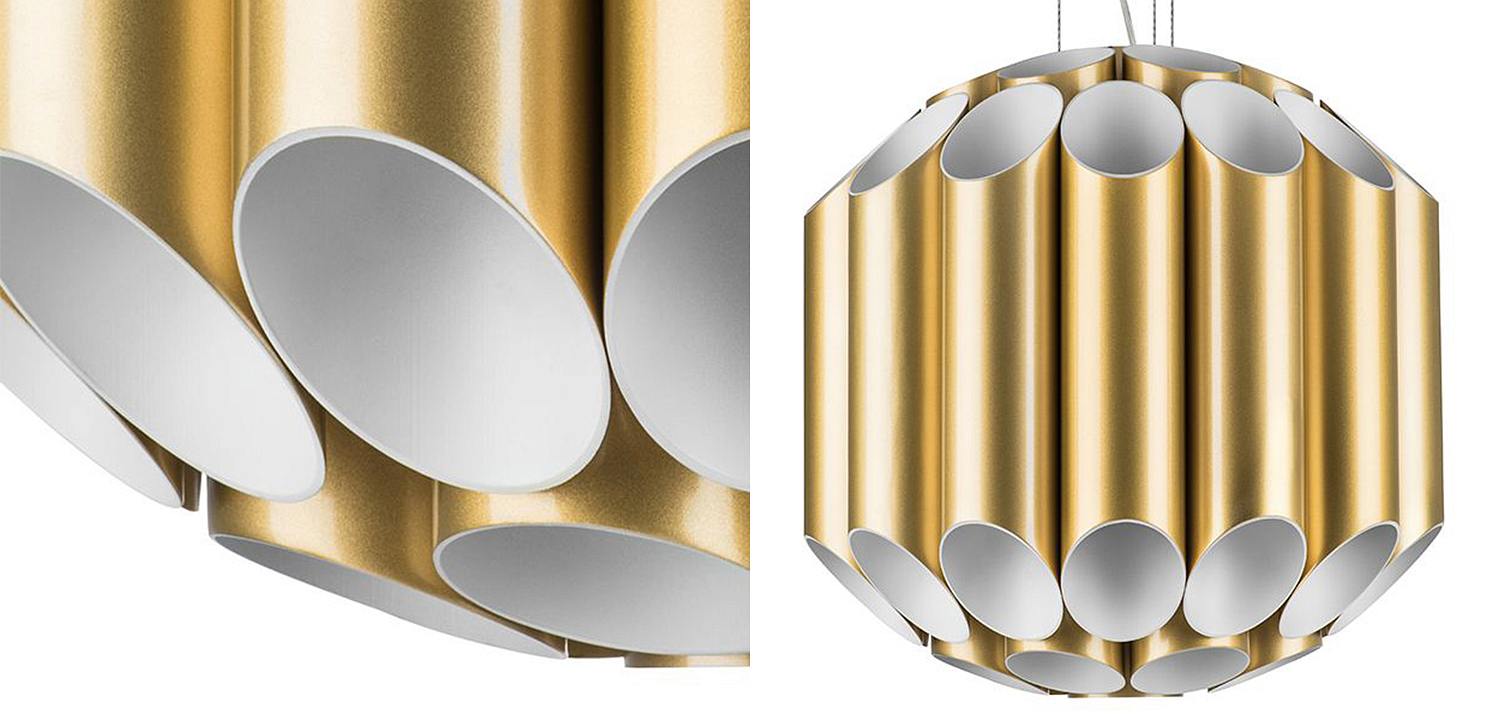 Люстра Garbi Gold Pipe Organ Chandelier 44 Люстра Garbi Gold Pipe Organ Chandelier 44 - Loft-Concept в Брянске