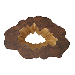Кофейный стол Burl Exotic tree Coffee Table Black варинант исполнения - 2 | Loft Concept в Брянске