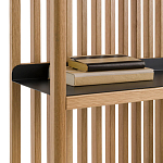 Стеллаж из дерева и метала Furniture Gutter and Lattice Rack варинант исполнения - 5 | Loft Concept в Брянске