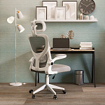 Кресло для компьютерного стола Easement Grey&White варинант исполнения - 10 | Loft Concept в Брянске