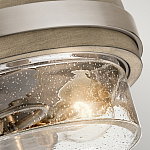 Потолочный светильник с прозрачным стеклянным плафоном с эффектом пузырьков Kichler варинант исполнения - 2 | Loft Concept в Брянске