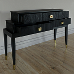 Премиальная Консоль с тремя ящиками Elsa Dreams Black варинант исполнения - 2 | Loft Concept в Брянске