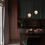 Подвесной светильник из белого алебастра Cryptocrystalline Stone варинант исполнения - 8 | Loft Concept в Брянске