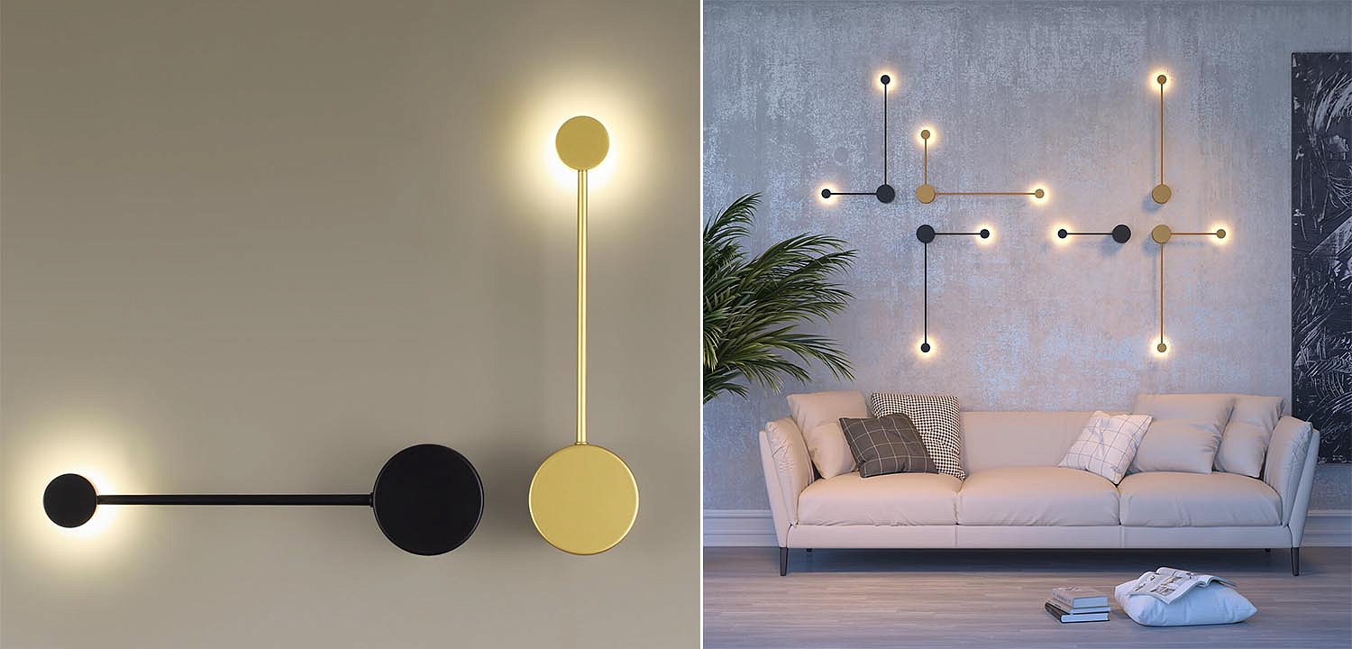 Бра Pin Wall Light Gold 40 Бра Pin Wall Light Gold 40 - Loft-Concept в Брянске