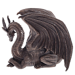 Декоративная статуэтка Дракон Dark Bronze Winged Dragon Statuette варинант исполнения - 3 | Loft Concept в Брянске