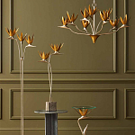 Торшер с 3-мя плафонами в виде цветов Golden Bird of Paradise варинант исполнения - 4 | Loft Concept в Брянске