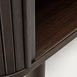 Буфет тёмно-коричневого цвета из ясеневого шпона с 2-мя раздвижными дверями Toinette варинант исполнения - 4 | Loft Concept в Брянске