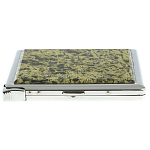 Портсигар на 10 сигарет с газовой зажигалкой из натурального камня Змеевик Светлый Stone Cigarettes Cases варинант исполнения - 5 | Loft Concept в Брянске