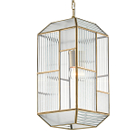 Подвесной светильник с рельефным стеклом Embossed Glass варинант исполнения - 2 | Loft Concept в Брянске