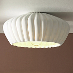 Потолочный светильник керамический Ceramic Embossed Lamp варинант исполнения - 2 | Loft Concept в Брянске