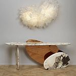 Консоль в виде овальных элементов Jinye console варинант исполнения - 3 | Loft Concept в Брянске