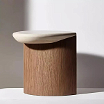 Дизайнерский журнальный стол полукруглой формы Pokun варинант исполнения - 2 | Loft Concept в Брянске