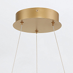 Люстра золотого цвета с 2-мя светодиодными кольцами Eurofase варинант исполнения - 4 | Loft Concept в Брянске