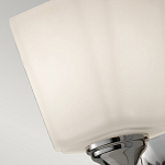 Бра для ванных комнат с белым матовым плафоном квадратной формы на основании цвета хром Feiss варинант исполнения - 5 | Loft Concept в Брянске