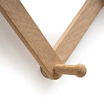 Настенная деревянная раздвижная вешалка Larson Wood Hanger варинант исполнения - 4 | Loft Concept в Брянске