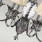 Люстра с 7-ю кремовыми текстильными абажурами Hinkley варинант исполнения - 6 | Loft Concept в Брянске