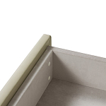 Консоль прямоугольная на золотом каркасе с 2-мя ящиками Warwick варинант исполнения - 1 | Loft Concept в Брянске