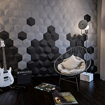 Гипсовая 3D панель с принтографией PM-30 варинант исполнения - 7 | Loft Concept в Брянске