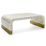 Стол журнальный Белый  BONE INLAY SIDE TABLE-Cream варинант исполнения - 4 | Loft Concept в Брянске