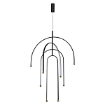 Люстра подвесная с дугообразными изогнутыми элементами Luke Lampco Tracer Lamp варинант исполнения - 2 | Loft Concept в Брянске