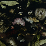 Круглый поднос из эпоксидной смолы с цветами черный Epoxy Resin Flowers Tray Black варинант исполнения - 3 | Loft Concept в Брянске