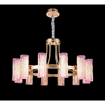 Люстра круглая с текстурными цилиндрическими плафонами Glimpse варинант исполнения - 4 | Loft Concept в Брянске