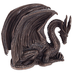 Декоративная статуэтка Дракон Dark Bronze Winged Dragon Statuette варинант исполнения - 1 | Loft Concept в Брянске